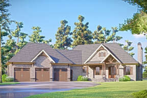 Craftsman House Plan #286-00113 Elevation Photo
