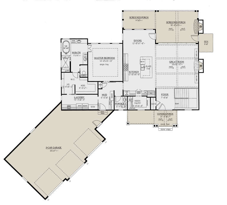 House Plan House Plan #25268 Drawing 1