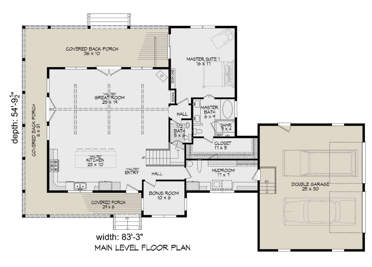 Main Floor for House Plan #940-00314