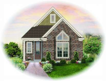 3 Bed, 2 Bath, 1305 Square Foot House Plan - #053-00260