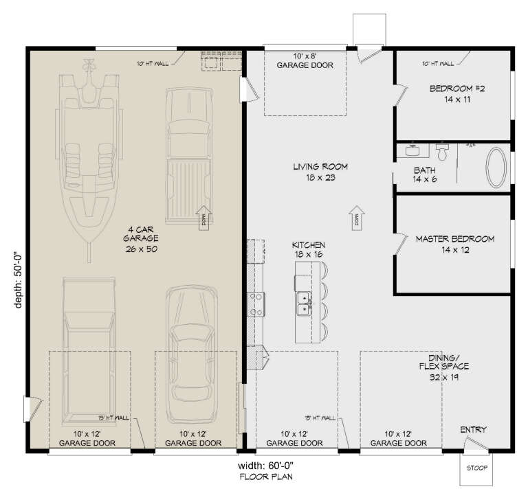 House Plan House Plan #25273 Drawing 1