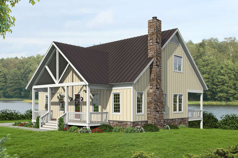 House Plan House Plan #25274 Front Elevation 