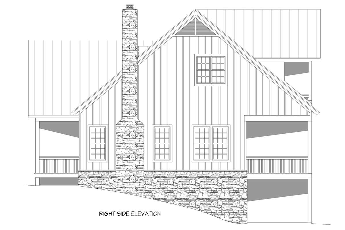 Country House Plan #940-00317 Elevation Photo