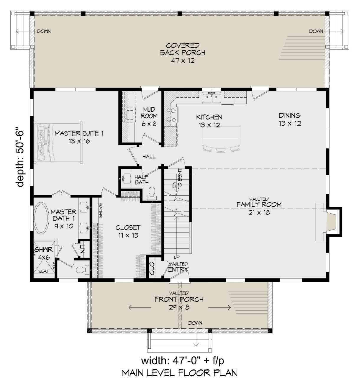 Main Floor for House Plan #940-00317
