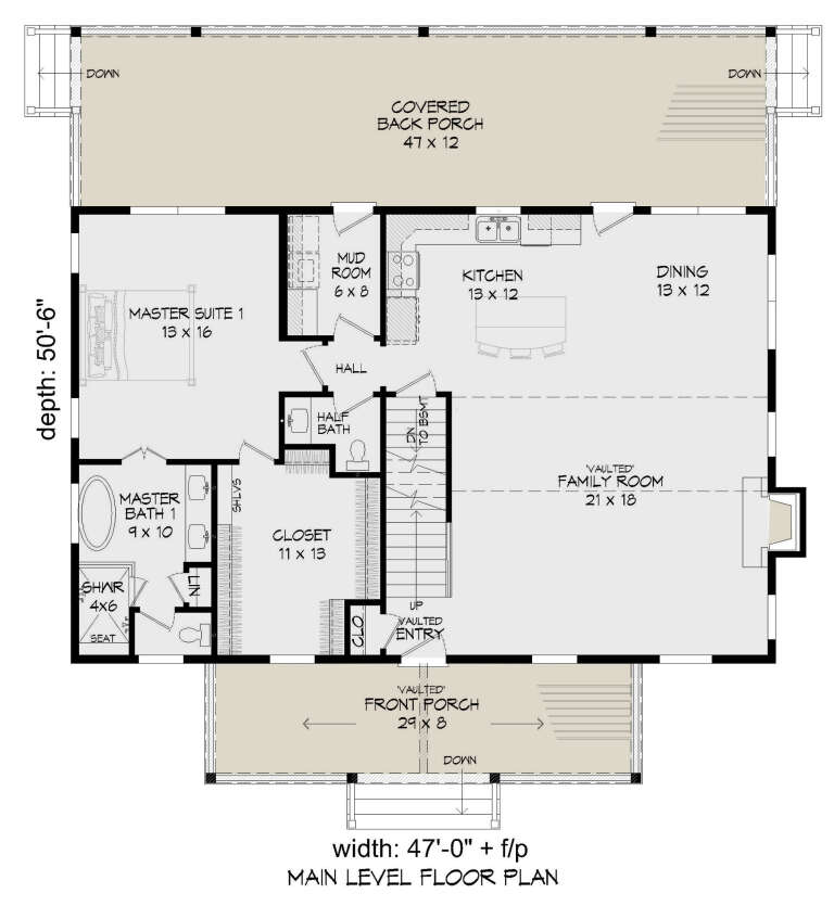 House Plan House Plan #25274 Drawing 1