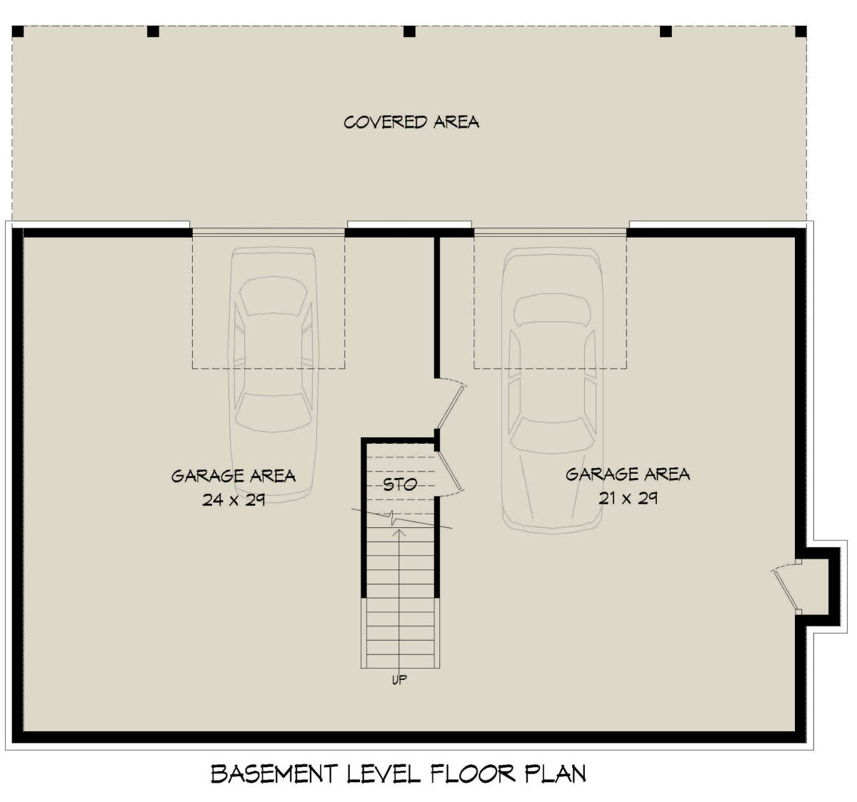 Basement/Garage for House Plan #940-00317
