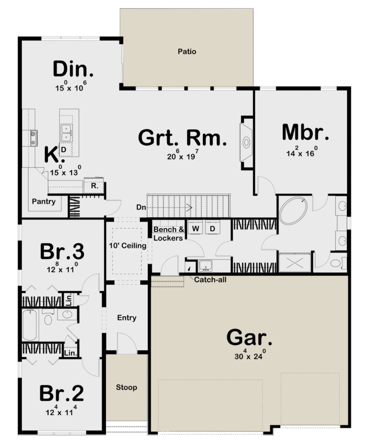 Main Floor for House Plan #963-00491