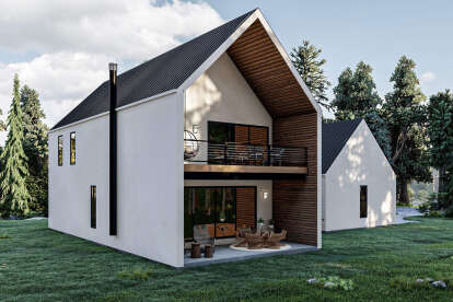 Modern Farmhouse House Plan #963-00492 Elevation Photo