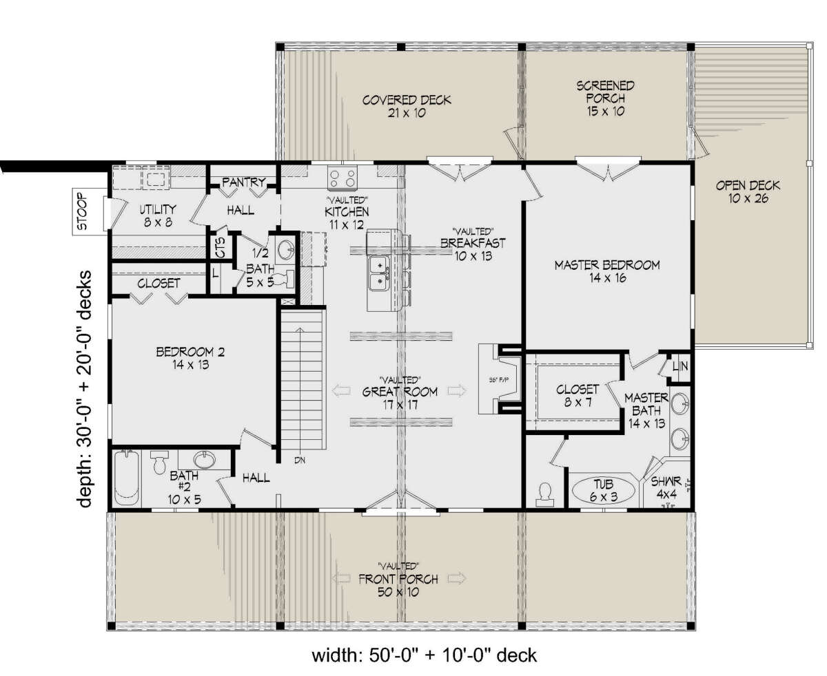 Main Floor for House Plan #940-00318