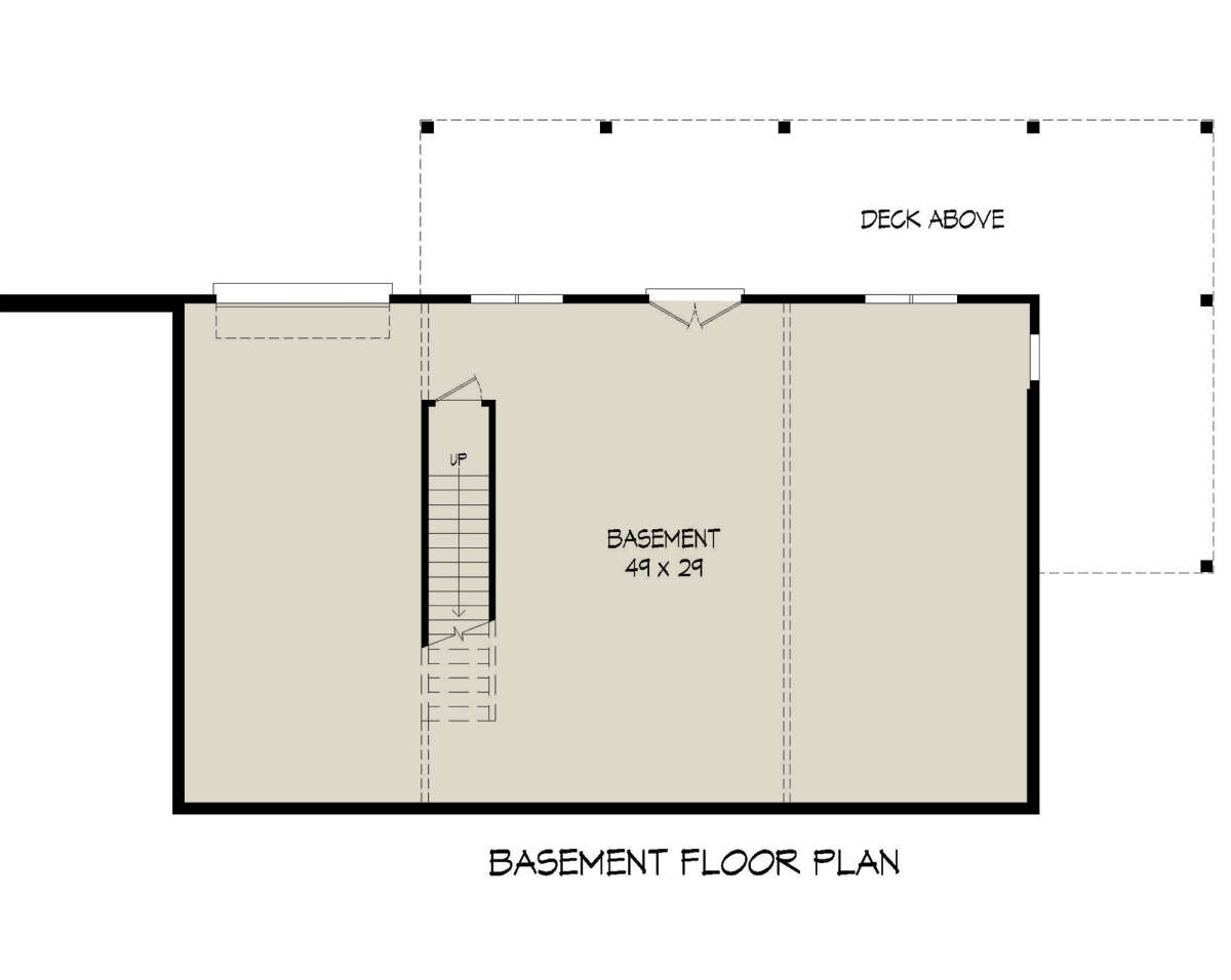Basement for House Plan #940-00318