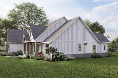 Modern Farmhouse House Plan #041-00243 Elevation Photo