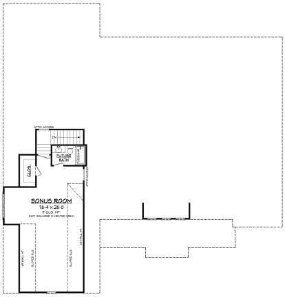Bonus Room for House Plan #041-00243