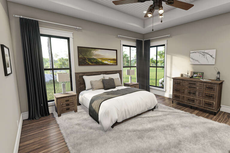 Modern Farmhouse House Plan #041-00243 Additional Photo