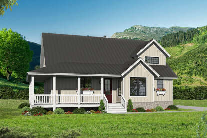 Country House Plan #940-00320 Elevation Photo