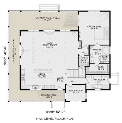Main Floor for House Plan #940-00320