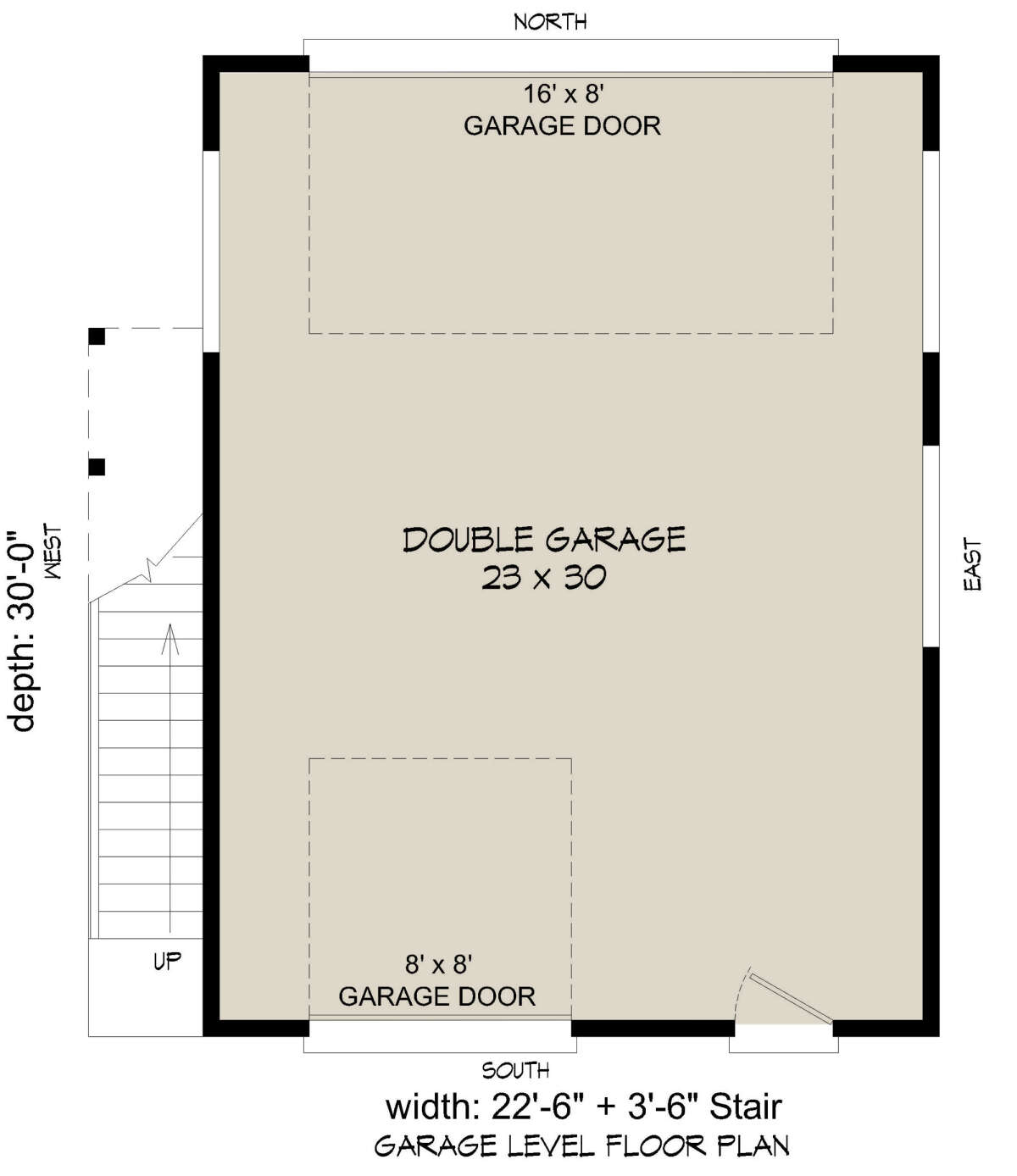Garage Floor for House Plan #940-00321