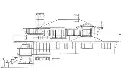 Contemporary House Plan #1907-00052 Elevation Photo