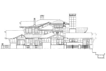 Contemporary House Plan #1907-00052 Elevation Photo