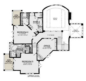 Second Floor for House Plan #1907-00052