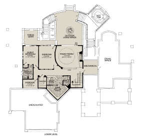 Basement for House Plan #1907-00052