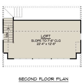 Loft for House Plan #5032-00077