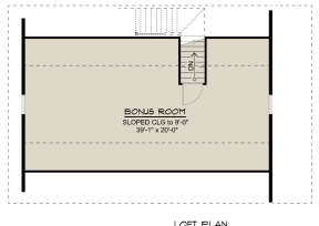 Bonus Room for House Plan #5032-00078