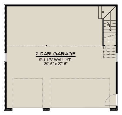 Garage Floor for House Plan #5032-00079