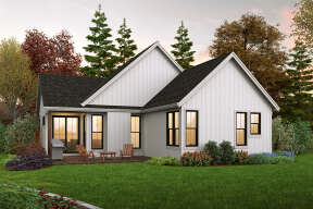 Modern Farmhouse House Plan #2559-00916 Elevation Photo