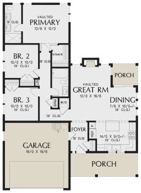 Main Floor for House Plan #2559-00916