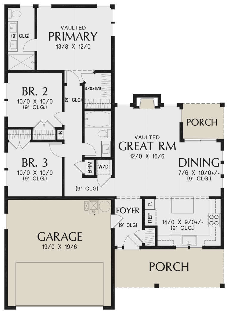 House Plan House Plan #25290 Drawing 1