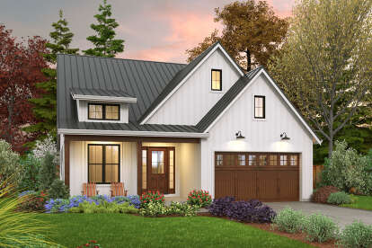 Modern Farmhouse House Plan #2559-00918 Elevation Photo