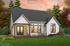 Modern Farmhouse House Plan #2559-00918 Elevation Photo