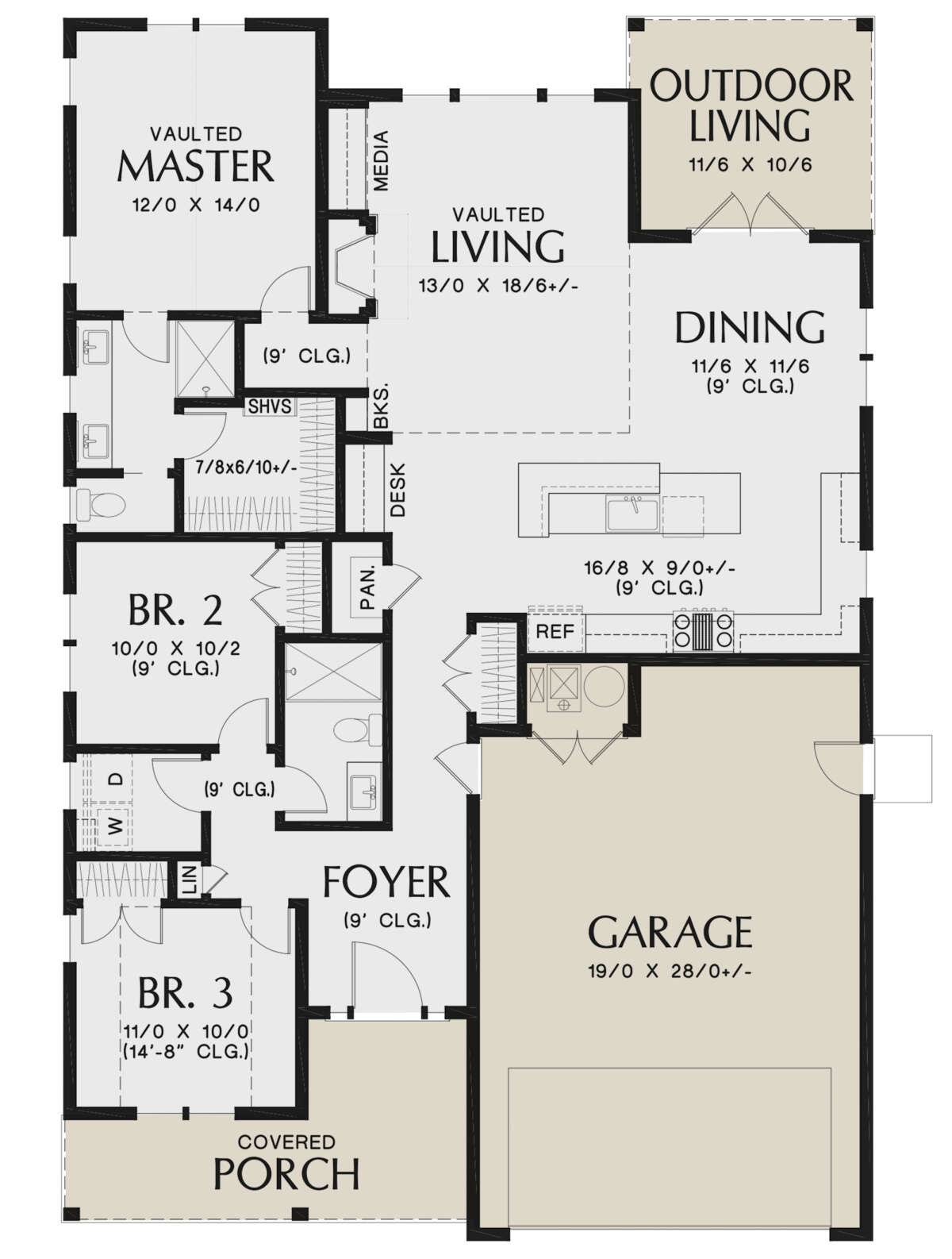 Main Floor for House Plan #2559-00918