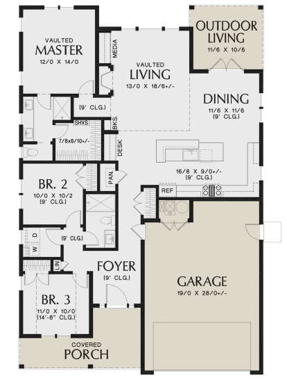 Main Floor for House Plan #2559-00918