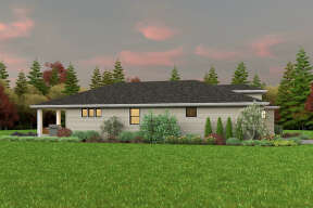 Modern  House Plan #2559-00919 Elevation Photo