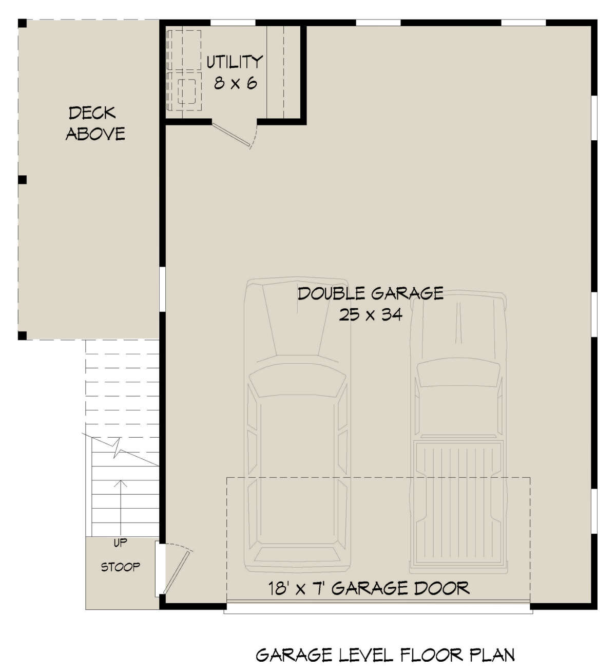 Garage Floor for House Plan #940-00322