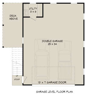Garage Floor for House Plan #940-00322