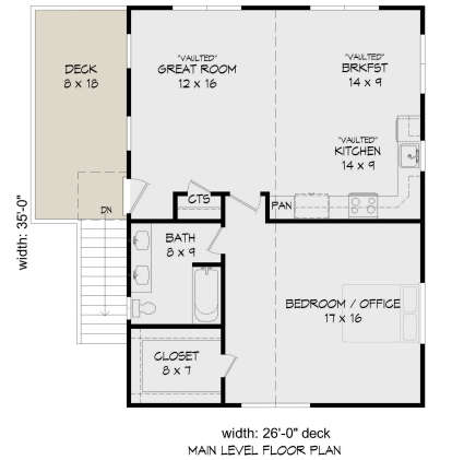 Second Floor for House Plan #940-00322