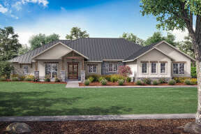 Modern Farmhouse House Plan #041-00244 Elevation Photo