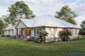 Modern Farmhouse House Plan #041-00244 Elevation Photo
