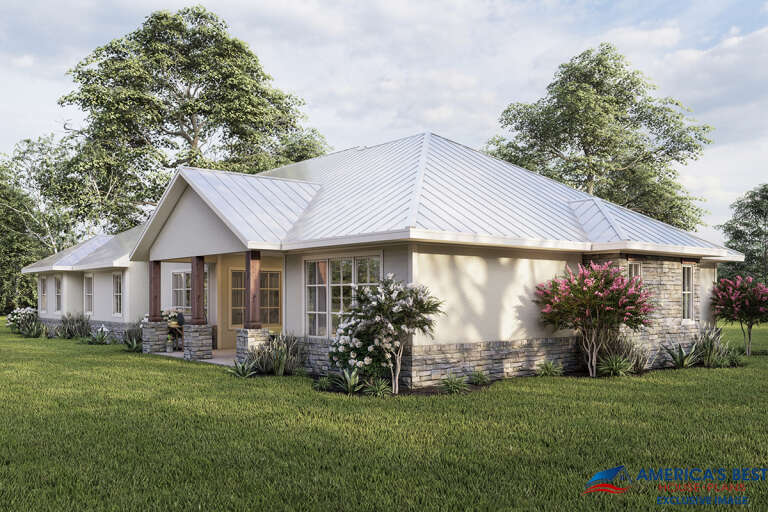 Modern Farmhouse House Plan #041-00244 Elevation Photo