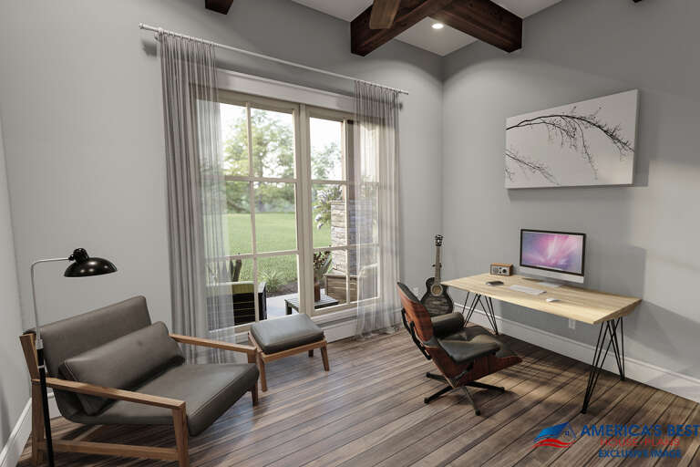 Modern Farmhouse House Plan #041-00244 Additional Photo