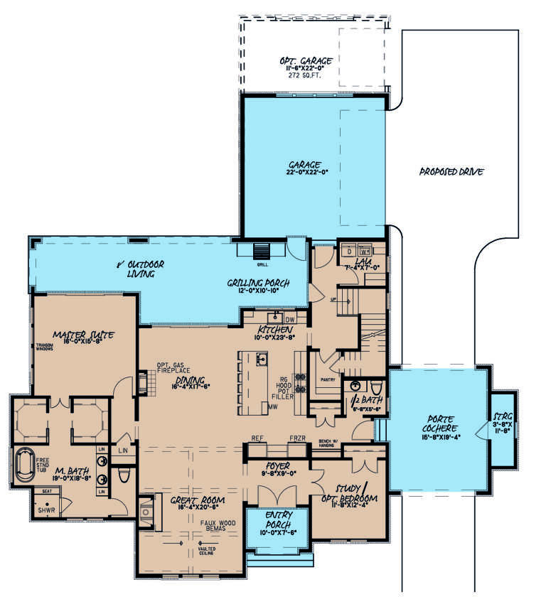 House Plan House Plan #25297 Drawing 1