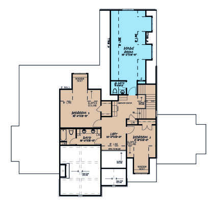 Second Floor for House Plan #8318-00190