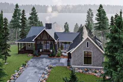 Craftsman House Plan #963-00494 Elevation Photo