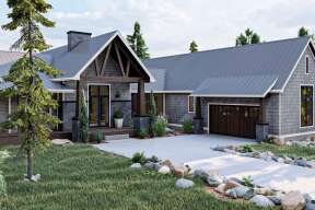 Craftsman House Plan #963-00494 Elevation Photo