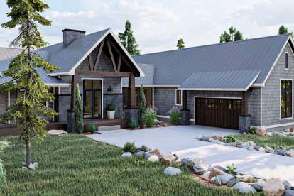 Craftsman House Plan #963-00494 Elevation Photo