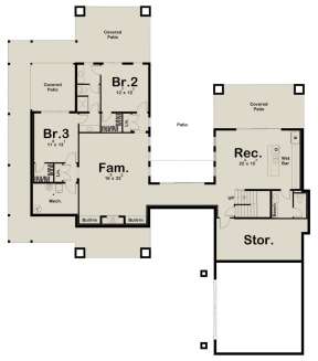 Basement for House Plan #963-00494