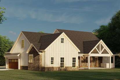 Farmhouse House Plan #8318-00191 Elevation Photo