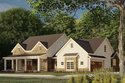 Farmhouse House Plan #8318-00191 Elevation Photo